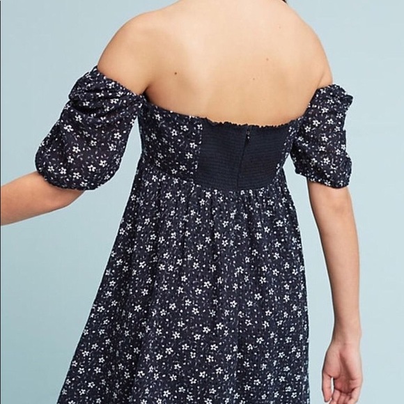 NWT ANTHROPOLOGIE MAEVE Lillianne Floral Dress 0P - Picture 7 of 7
